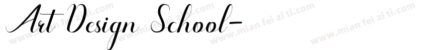 Art Design School字体转换